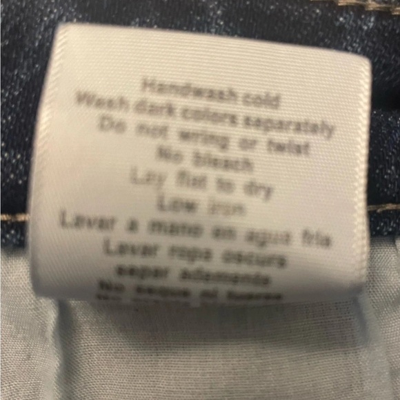 NWOT Judy Blue Straight High Rise Crop Slit Raw Hem Jeans Size 5/27 stretch - Picture 8 of 10